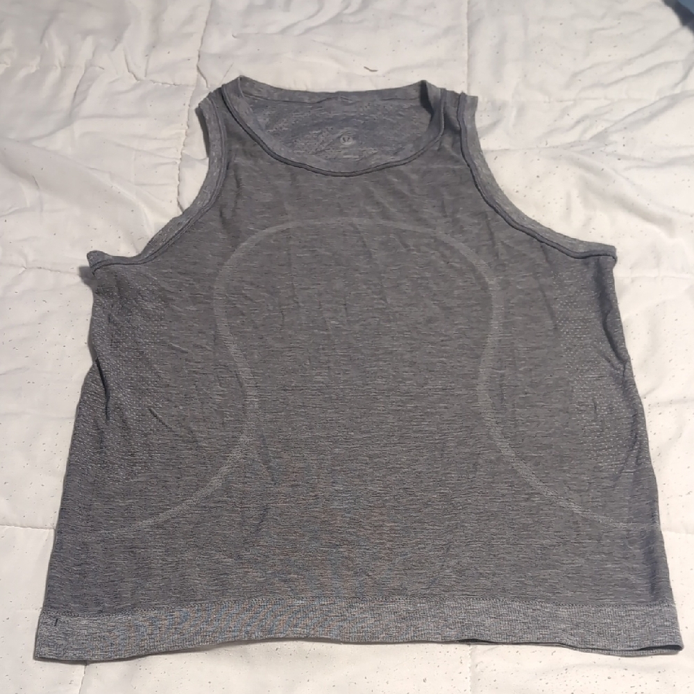 Lululemon Gray Sleeveless Athletic Tank Top